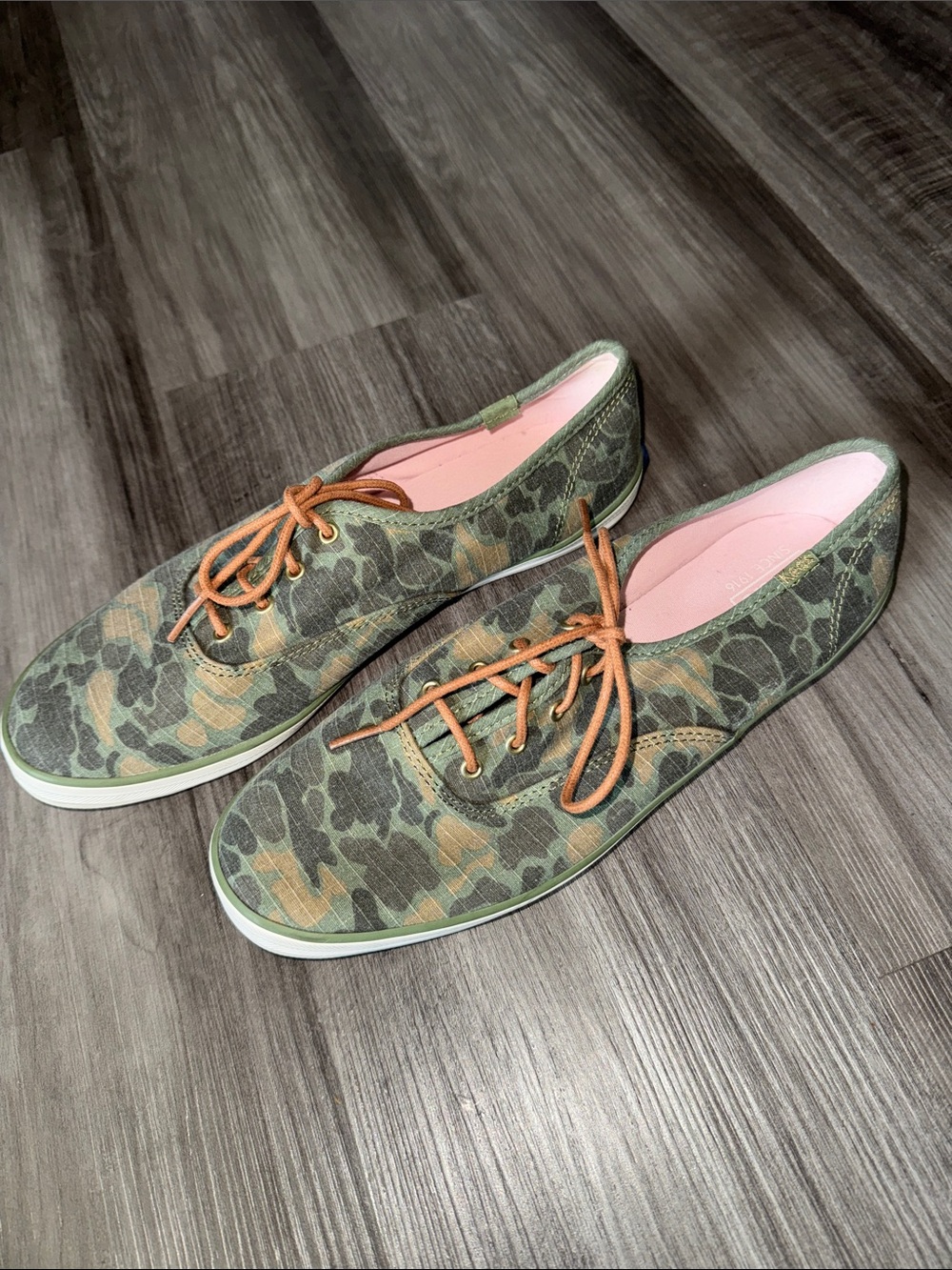 Keds Women's Champion Camo Ripstop shoes 11 camoflauge sneakers